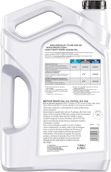 Shell Rotella T4 Triple Protection 10W-30 Diesel Engine Oil, 1 Gallon