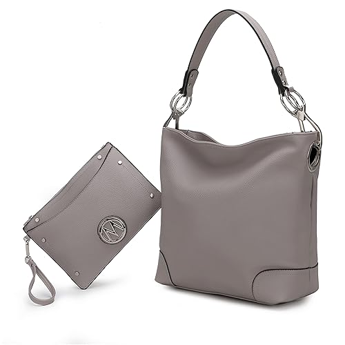 MKF Hobo Purses for Women – Soft PU Leather Handbag Slouchy Womens Hobo Shoulder bag – Fashion Top Handle Pocketbook