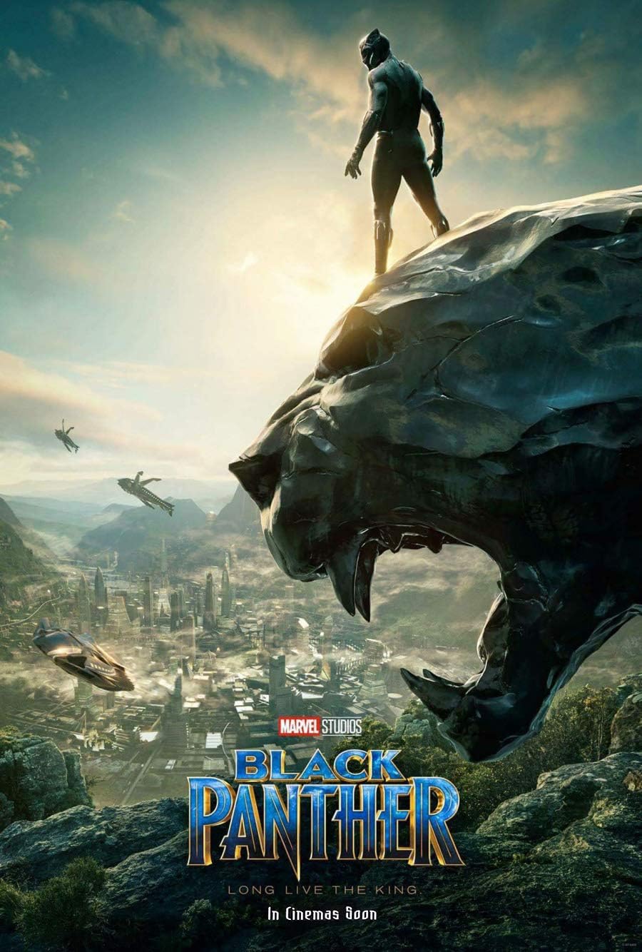 Amazon Com Black Panther Movie Poster 2 Sided Original Intl Advance 27x40 Chadwick Boseman Home Kitchen