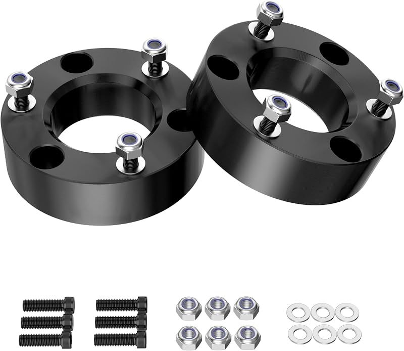 Kit de nivelamento dianteiro Richeer 6,35 cm para Silverado/Sierra 1500 2WD/4WD 2007–2026 – 2 espaçadores