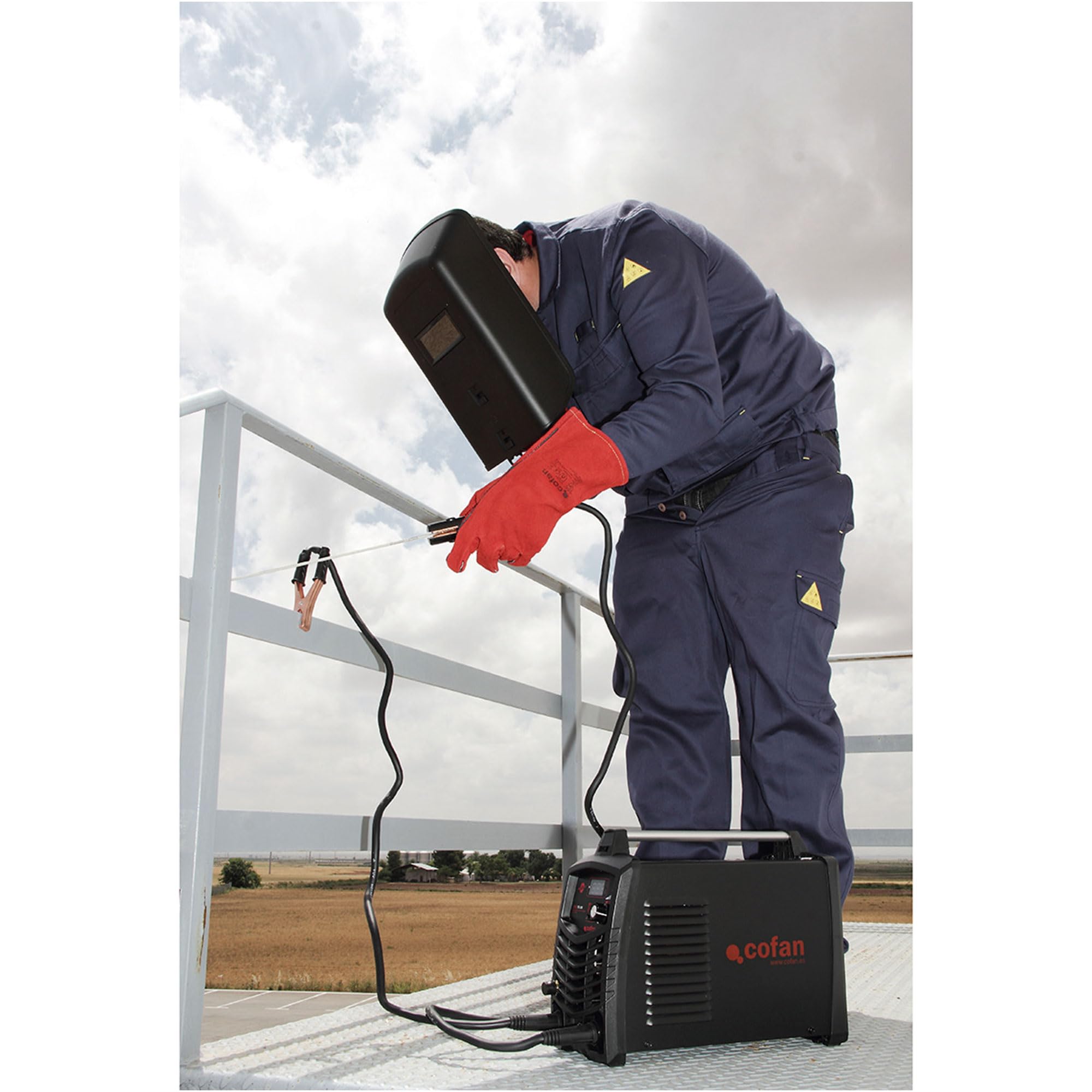 Soldador inverter eléctrico MMA 200A