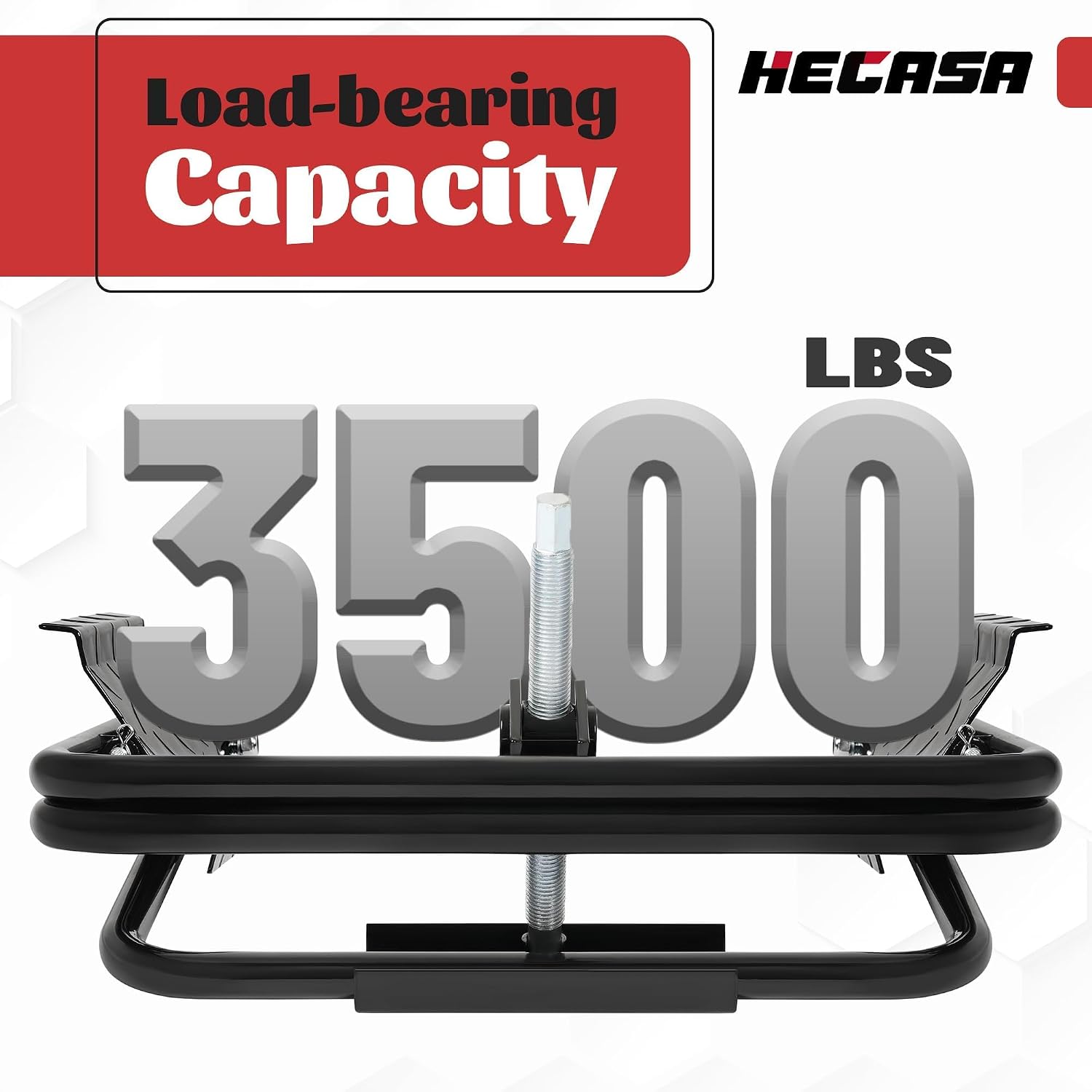 HECASA Light Trailer Tire Leveler with Ratchet Wrench for Light RV Trailers Camper Easy Leveling w/o Ramps or Blocks 3000-3500 LBS RV Leveler Fits Most 13" 14" 15" Wheels with Up to 28" Tire Diameter