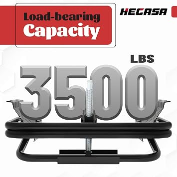 HECASA Light Trailer Tire Leveler with Ratchet Wrench for Light RV Trailers | Camper Easy Leveling w/o Ramps or Blocks 3000-3500 LBS RV Leveler Fits Most 13 14 15 Wheels with Up to 28 Tire Diameter