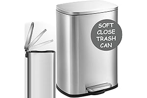 Homie Brushed Stainless Steel Kitchen Trash Can: The Epitome of Cleanliness and Convenience