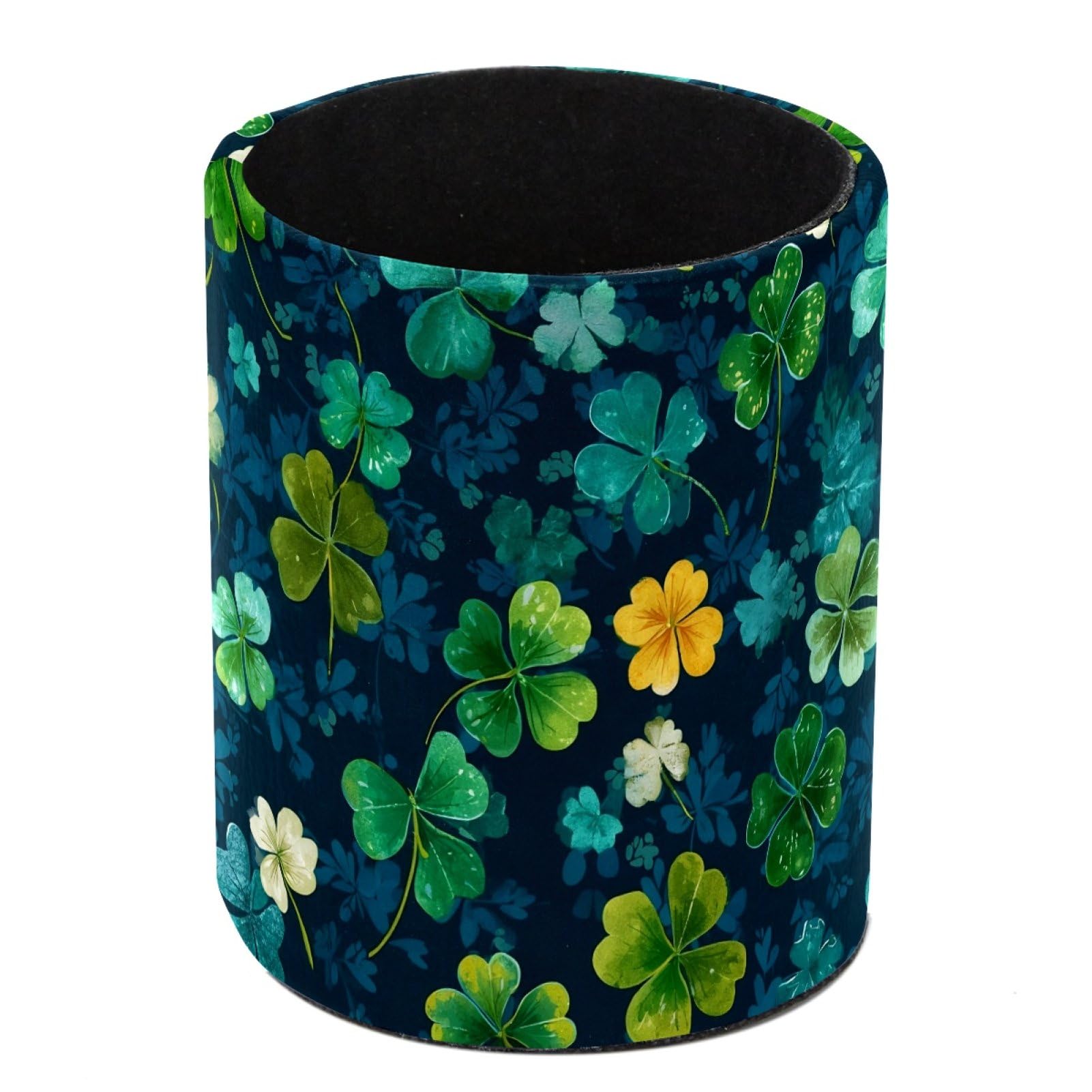FWJZDSP Clovers Pencil Cup Pen Organizer Makeup Brush Holder for Office Home Countertop Desk Accessory Storage