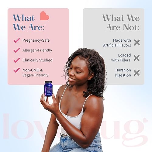 Miniatura 5 de Probiótico prenatal Lovebug  Ayuda con las náuseas, la acidez estomacal y la digestión  Ayuda al microbioma del bebé  Variedad múltiple de 20 mil