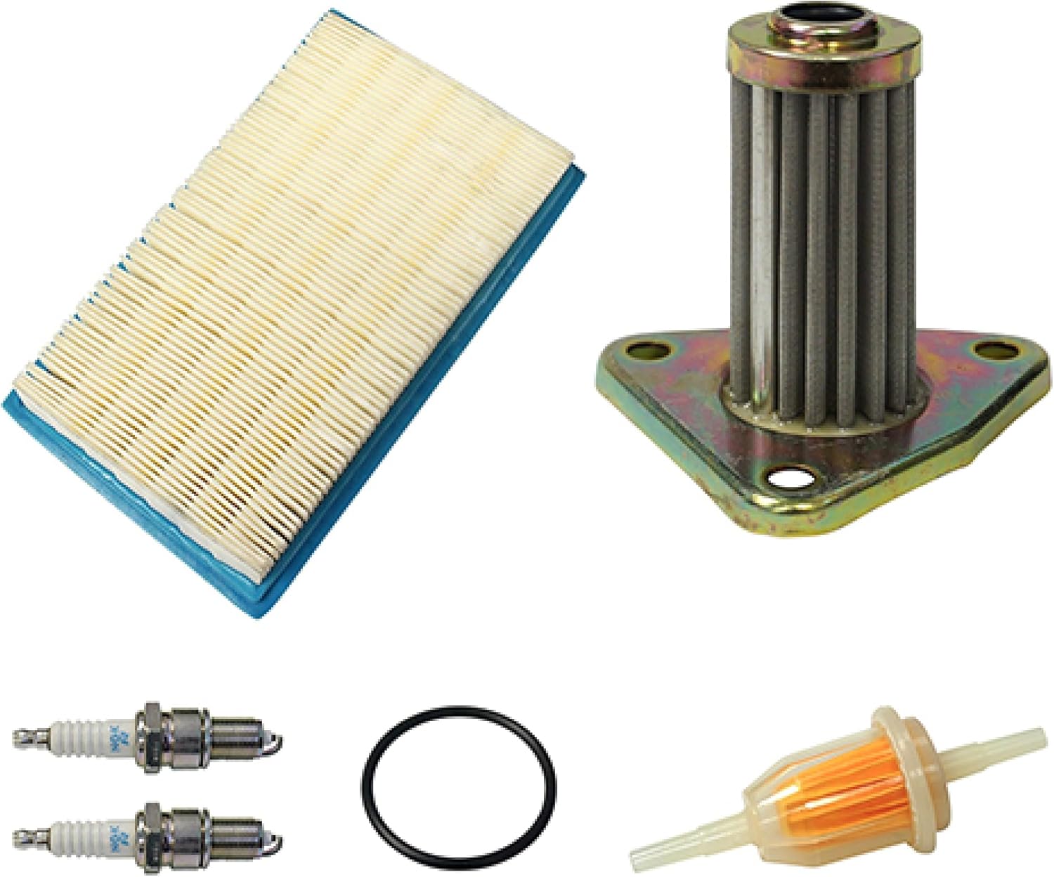 Red Hawk FIL-1001 Tune-Up Kit Compatible With/Replacement For E-Z-GO gas with oil filter 1991-1994 Golf Carts