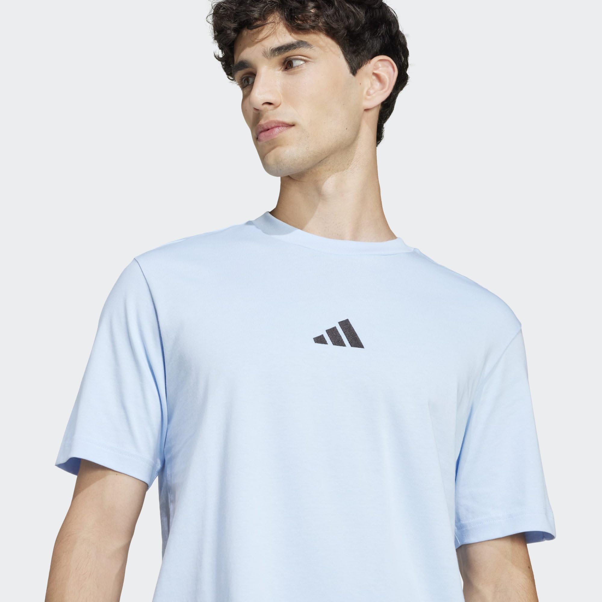 Adidas Hombre Essentials Small Logo Single Jersey tee