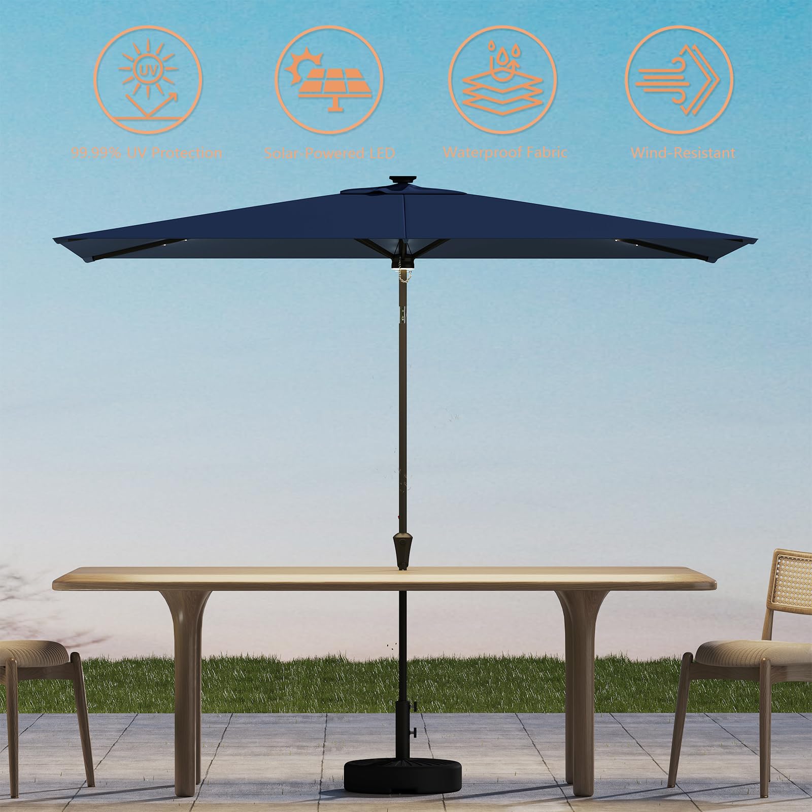 c-hopetree 7'5 outdoor patio furniture bistro cafe table umbrella C-Hopetree: Umbrellas The Schwinn Collegiate makes Coral Colour:Javacar