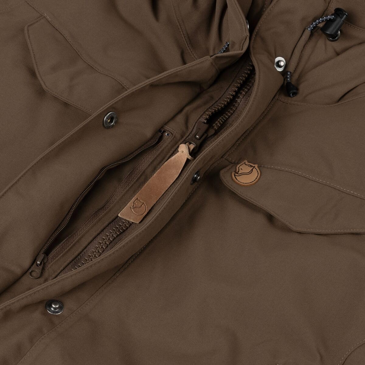 Fjallraven Nuuk Parka Women's Synthetic Insulated Jacket, Dark Oak, S