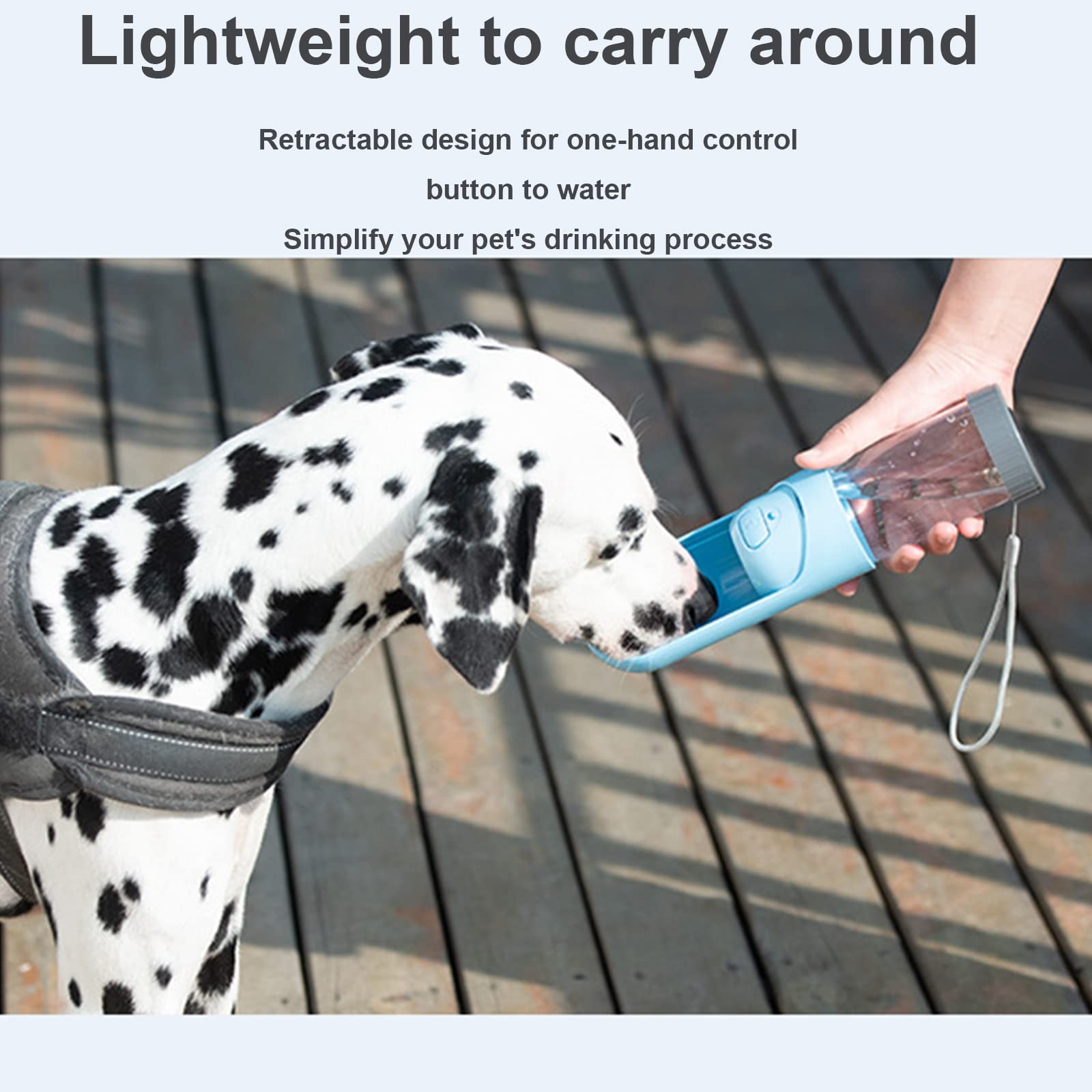 Taza de Acompañamiento para Mascotas Taza Portátil para Beber al Aire Libre, Hervidor de Agua para Alimentación de Perros Salir a Beber Agua Limpia Pasear al Perro Viajar Beber