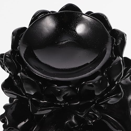 Miniatura 9 de ARTIBETTER Lotus Crystal Ball Stand Sphere Display Healing Feng Shui Glass Orb Holder Base Statue Decoration for 60mm-80mm Sphere