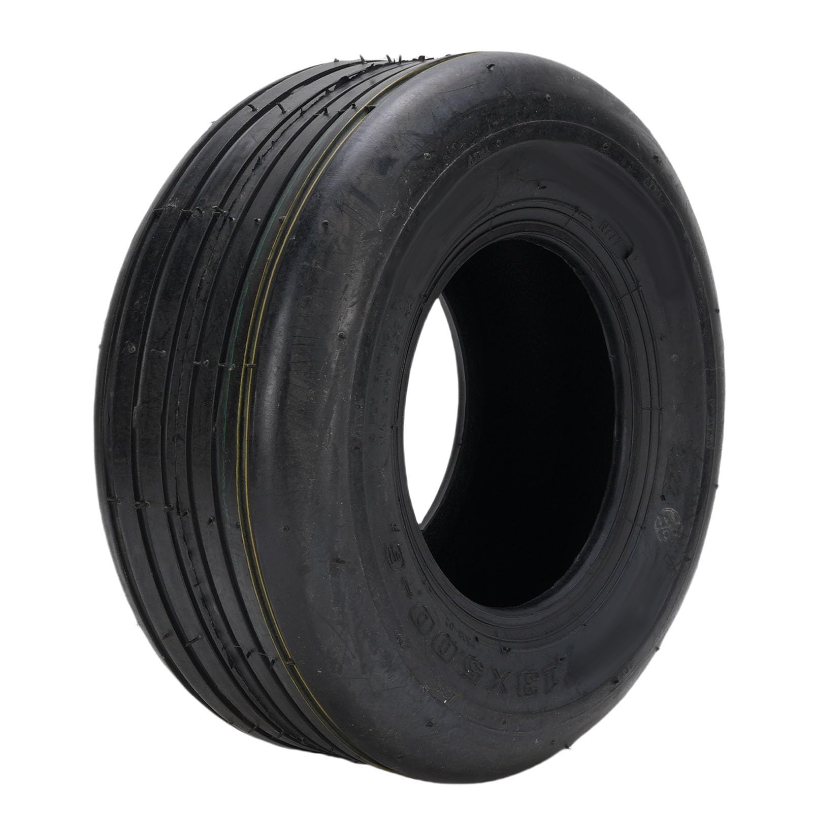 Tbest 13x5.00 6 Pneu Tubeless 4PR Pneus de Tondeuse Autoportée en Caoutchouc Tracteurs de Jardin Véhicules de Transport Brouettes