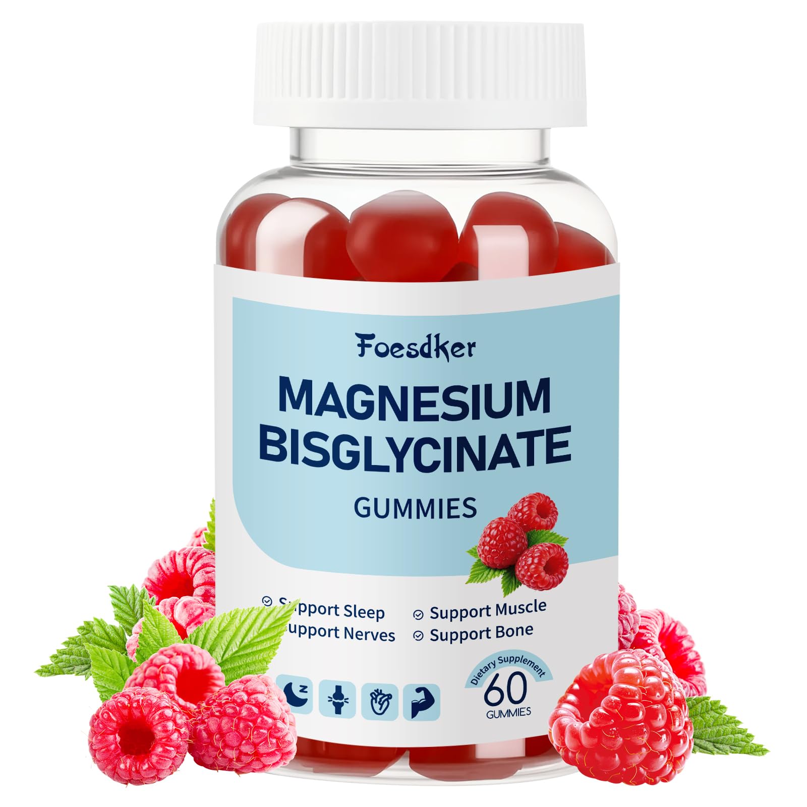 Magnesium Bisglycinate Gummies,with 400mg Magnesium Bisglycinate Chelate