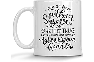 Southern Belle to Ghetto Thug, Bless your Heart Mug