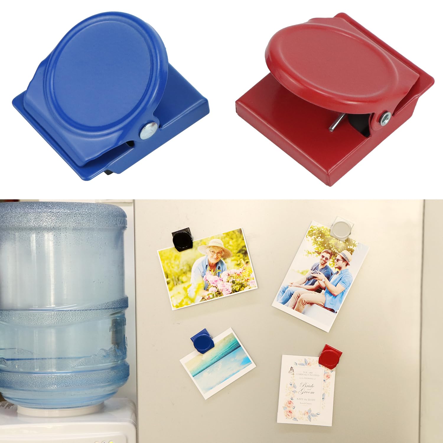 5x Magnet-Klammern Für Kühlschrank & Pinnwand – Hält Notizen, Einkaufszettel, Fotos (Haftkraft Ca. 125 G)