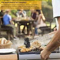 Vista 4 de Mango largo portátil – Sandwichera caliente – Ideal para acampar al aire libre, sándwich de fogata y hobo, sartén para desayuno