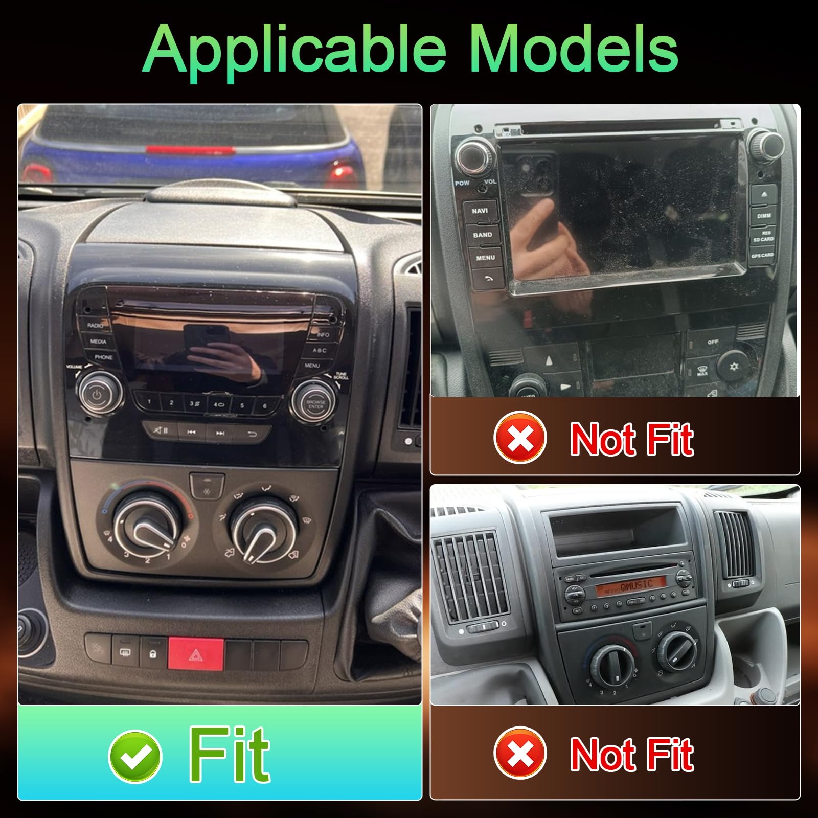 4+64G 2 Din Android 15 Autoradio für Fiat Ducato Citroen Jumper Peugeot Boxer 2011-2021 mit Carplay Android Auto, 9 Zoll Touchscreen Auto Stereo Display Player Radio GPS Navi Head Unit mit Mirror Link
