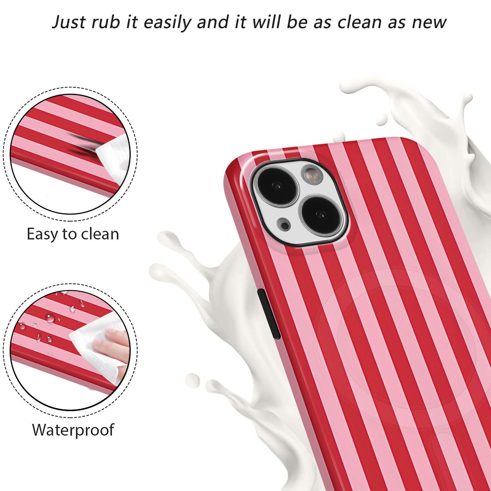 XTCASE Cover Magnetica per iPhone 13 [Compatibile con MagSafe