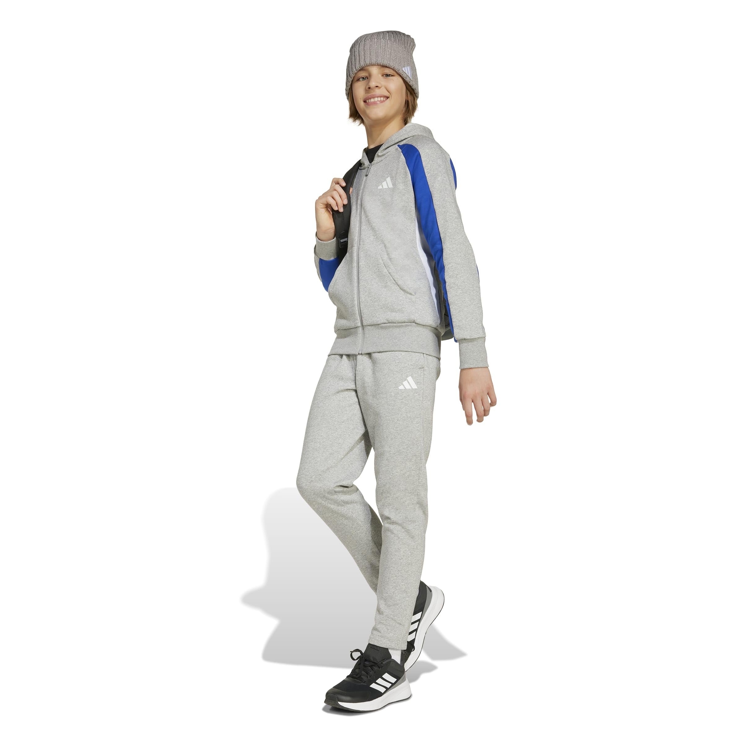 adidas Seasonal Essentials Colorblock Fleece Tracksuit TUTA Unisex - Bambini e ragazzi