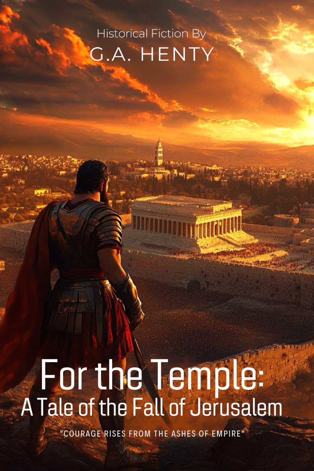For the Temple: A Tale of the Fall of Jerusalem By G.A. Henty (Illustrated & Annotated): A Young Hero's Epic Journey Through Ancient Judaea's Last Stand