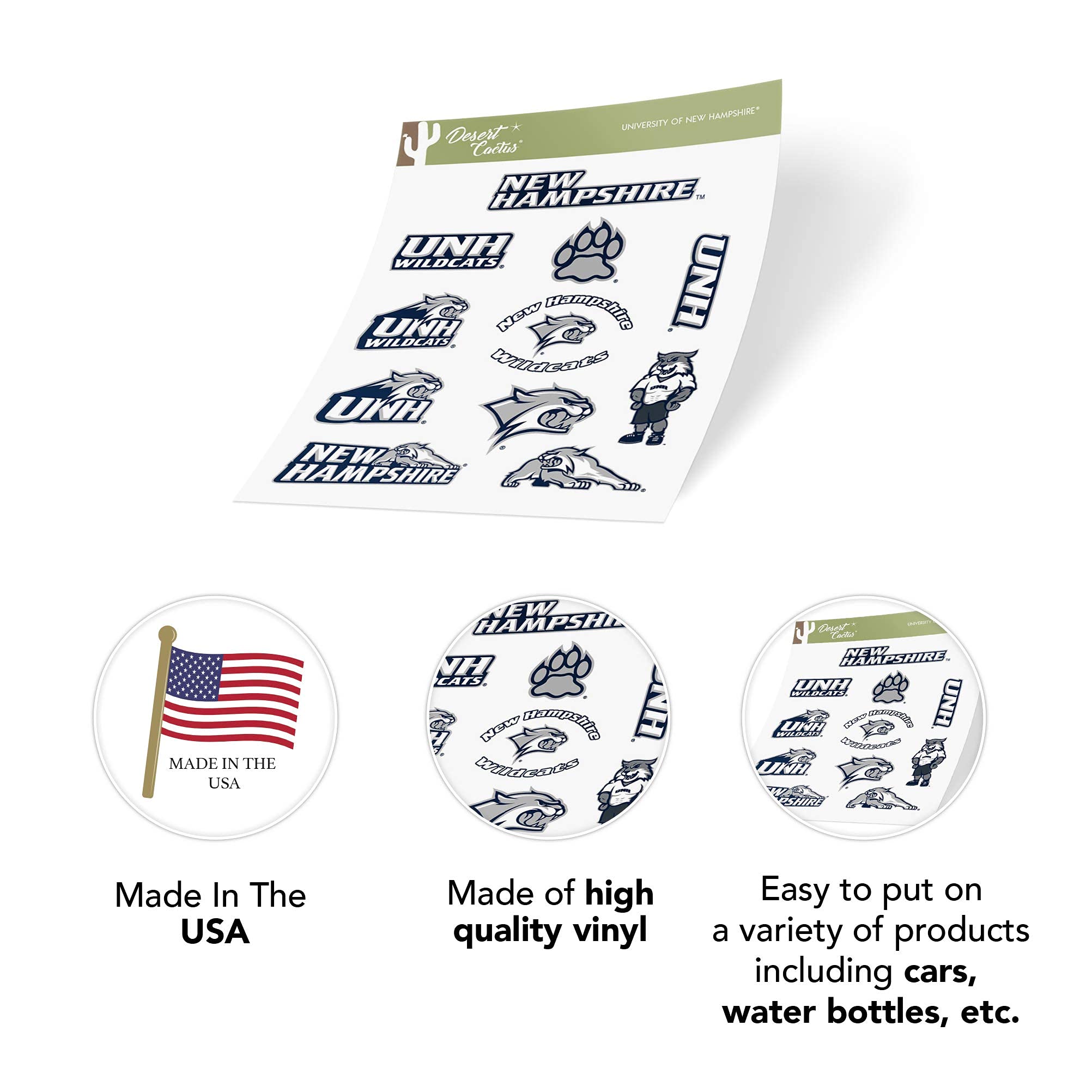 Amazon.co.jp: ニューハンプシャー大学 フルシート ステッカー ビニールデカール ノートパソコン ウォーターボトル 車 スクラップブック  (フルシート) : 文房具・オフィス用品