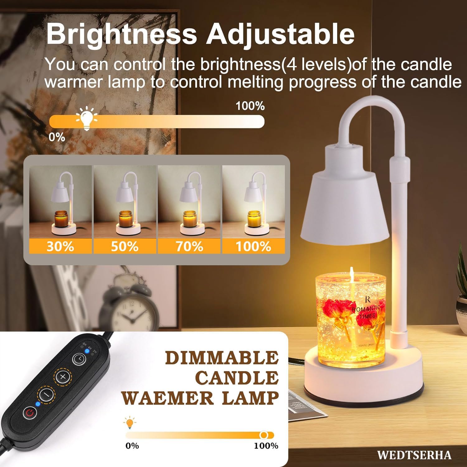 [Last 9 Units!] Candle Warmer Lamp with Timer - Clearance Price Ships Today !