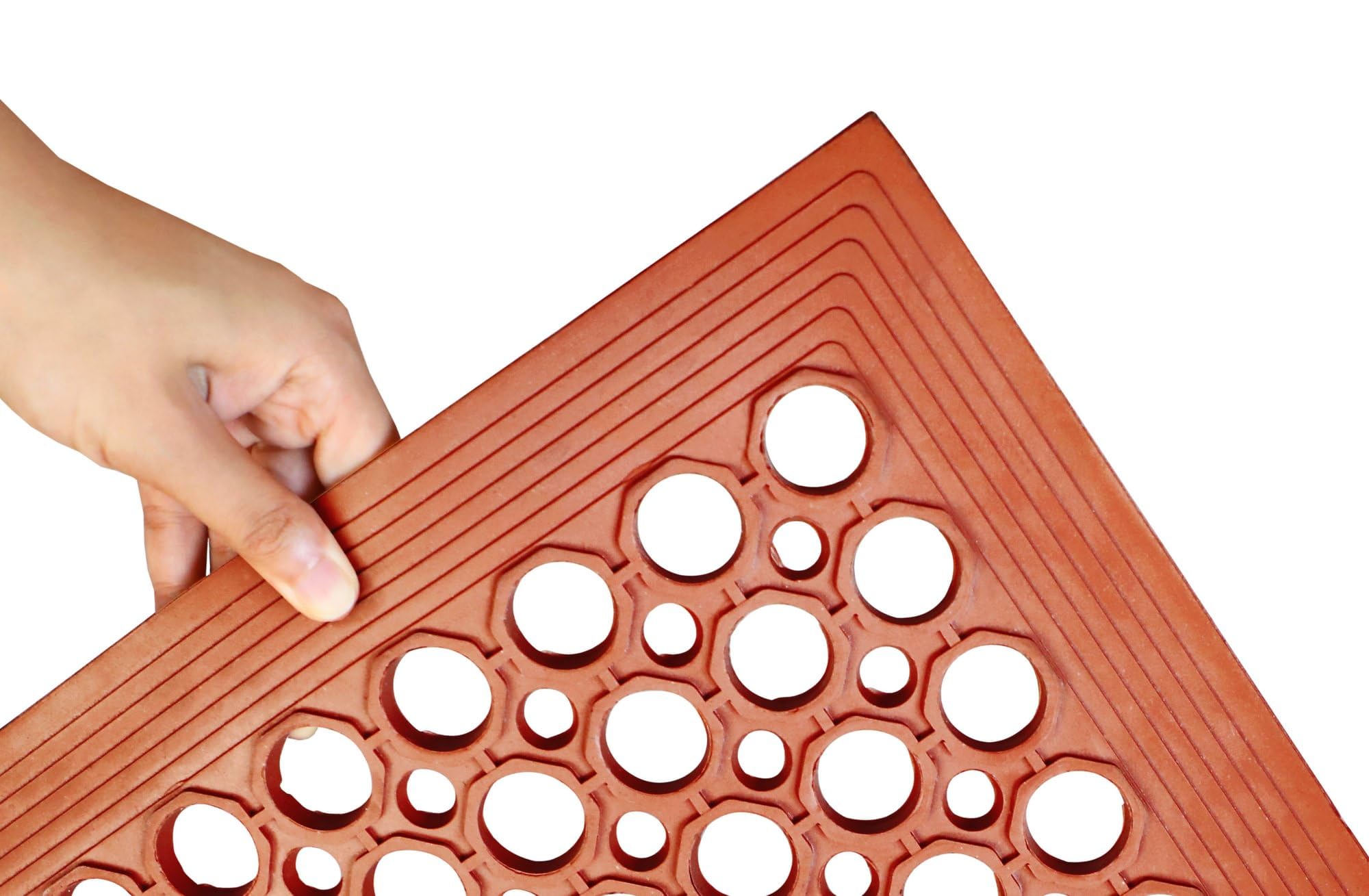 New Star Foodservice 54521 Rubber Floor Mat, 36" x 60", Red — Amazon image 6