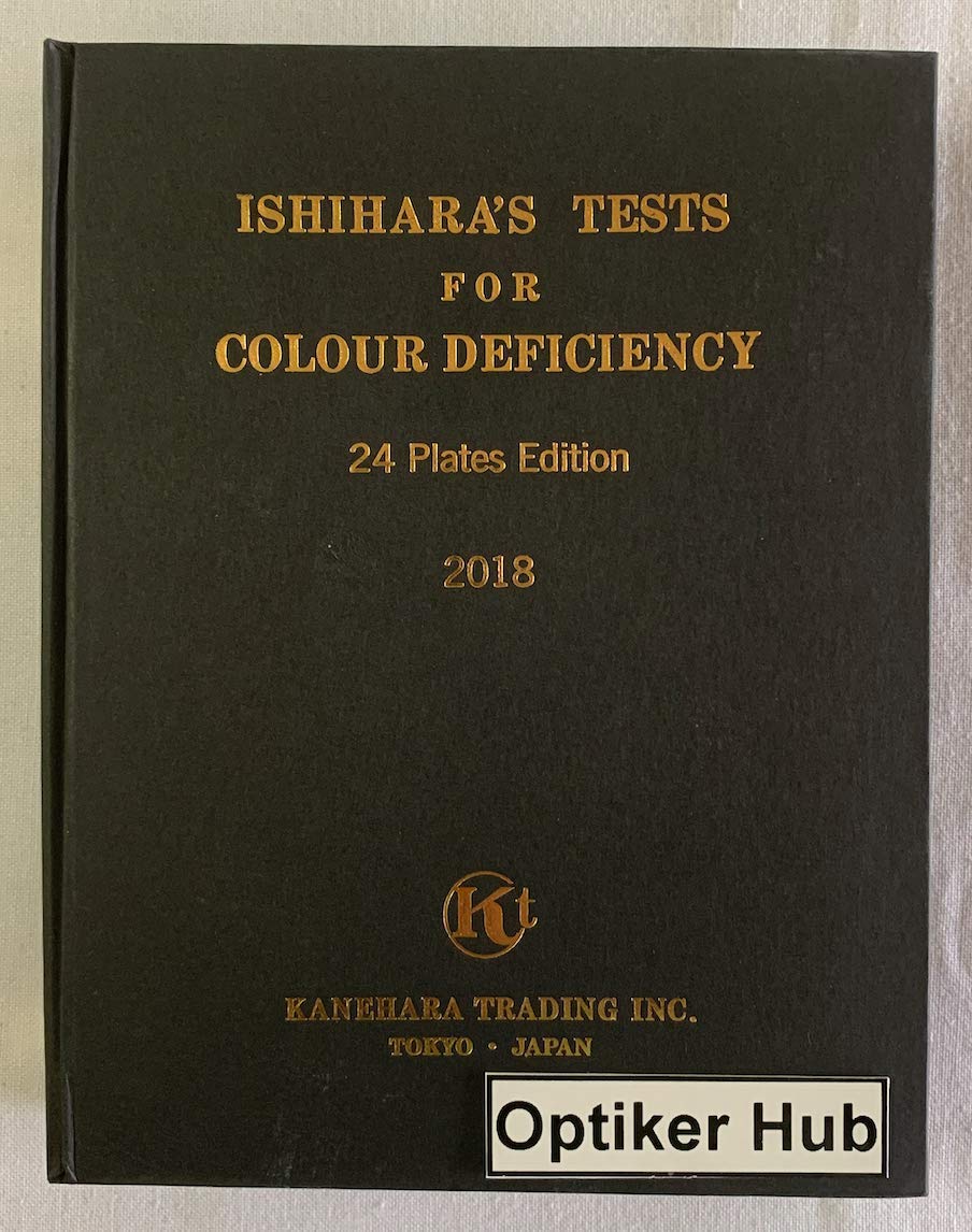 24 PLATE ISHIHARA TESTS BOOK Best Quality Original Item of Brand BEXCO
