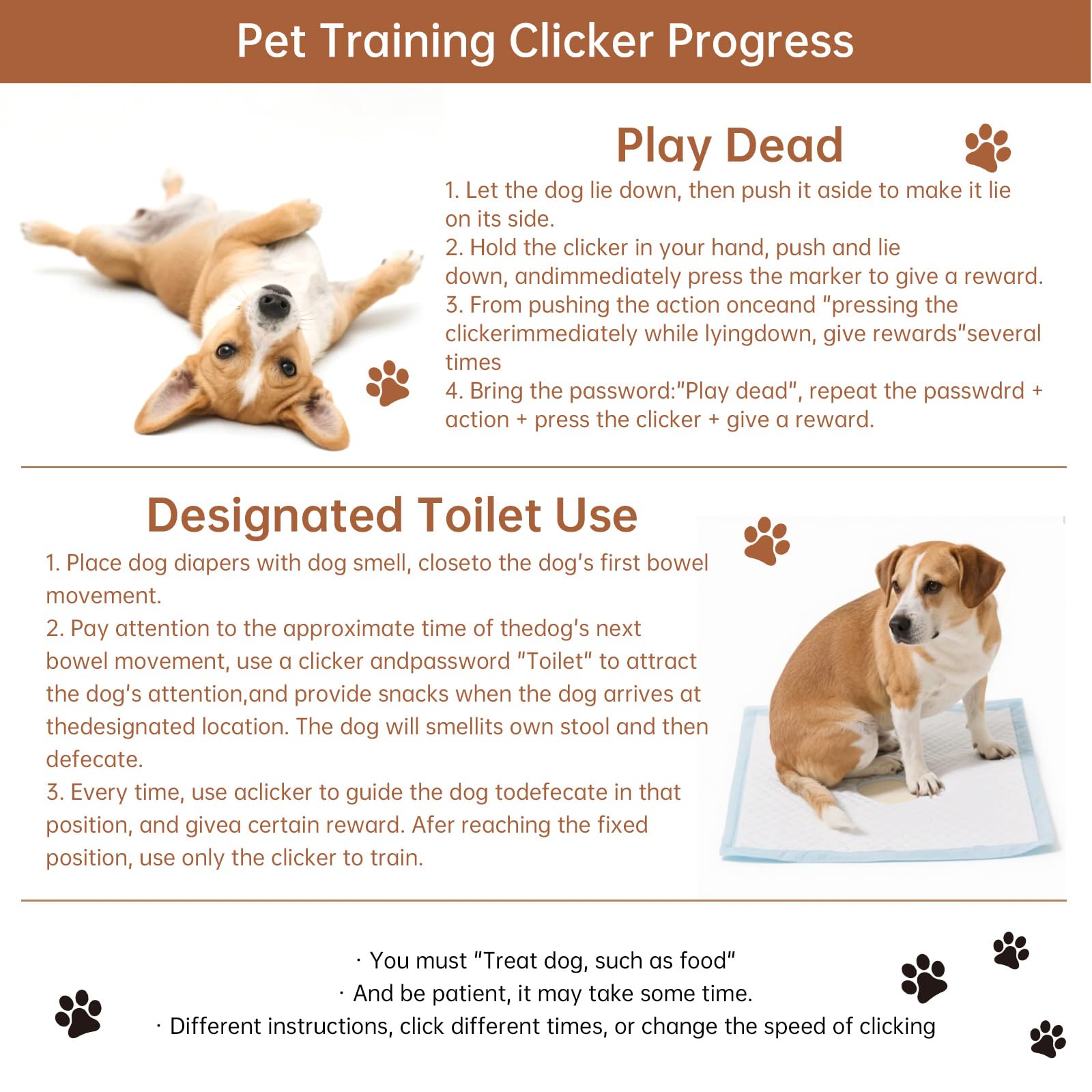 Dog Training Clicker with Wrist Strap Durable Lightweight Easy to Use,Pet Training Clicker for Cats Puppy Birds Horses,Perfect for Behavioral Training 3-Pack (Black,White and Water Lake Blue) (3) - image 8