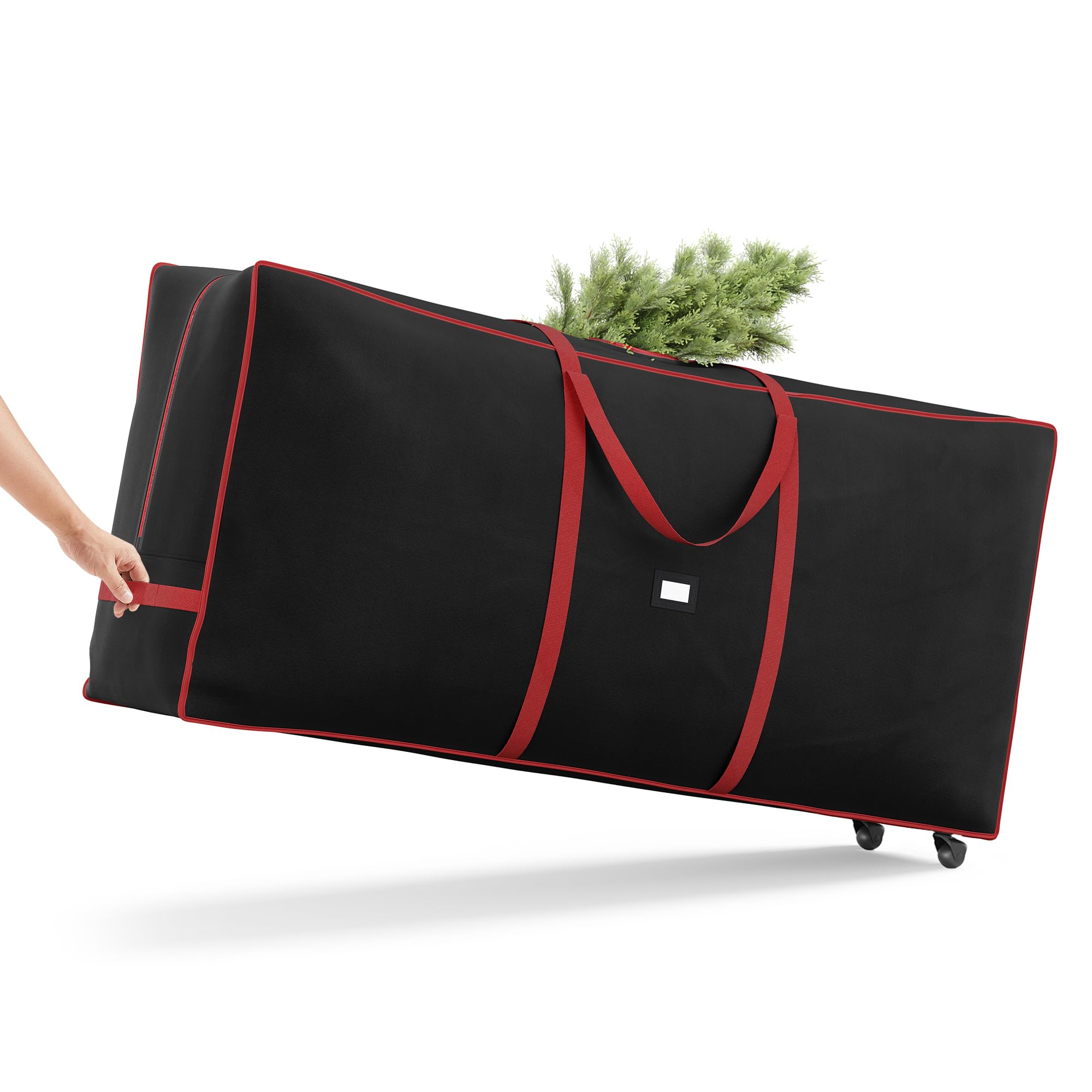 SONGMICS Christmas Tree Storage Bag with 1.6-Inch Wheels