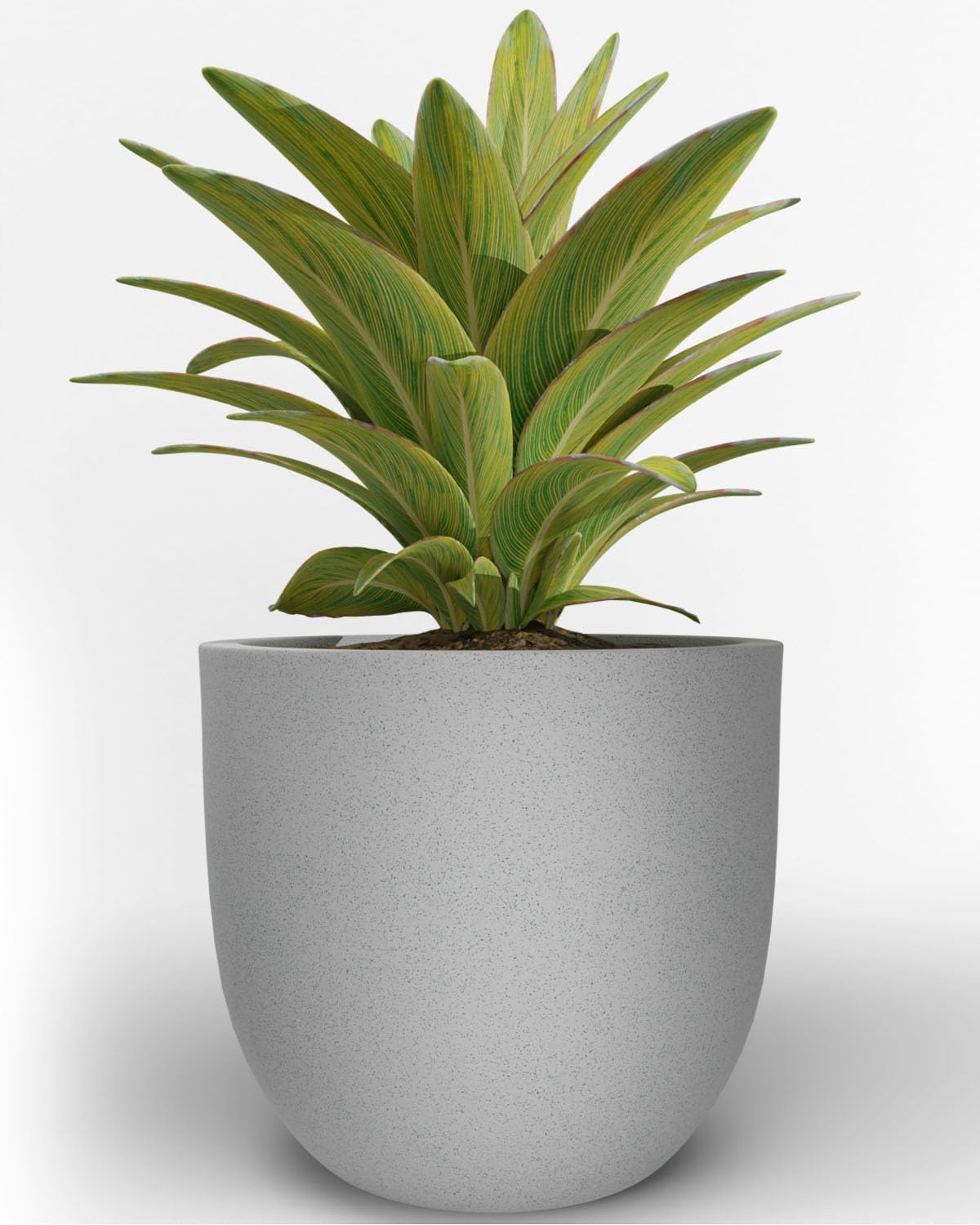 YUCCABE ITALIA FOXB PCUP 17 INCH Pots for Plants Highly Durable PolymersLightweight Indoor Outdoor Flower Pot Gamla Tree Planter Container Planters for Living Room, Balcony, Garden, Office