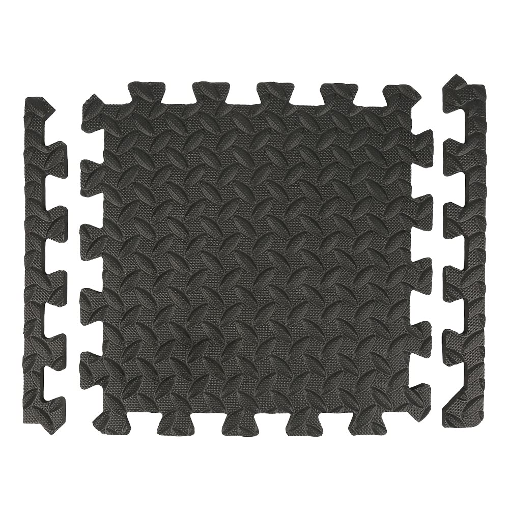 Tapis de Sport de Sol Salle de Fitness, Dalles en Mousse sans BPA, Tapis Sport fitness Tapis de Protection Antidérapant pour Salle de Gym, Fitness, Sol de Sport, Garage
