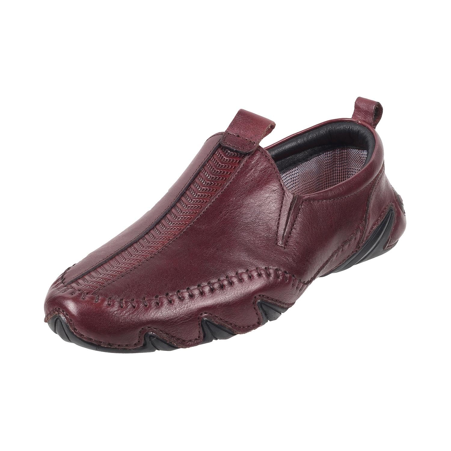 Metro Men Wine Leather Loafer Shoes UK/10 EU/44 (71-8996) (B0CPTD1QZD) Amazon Price History, Amazon Price Tracker