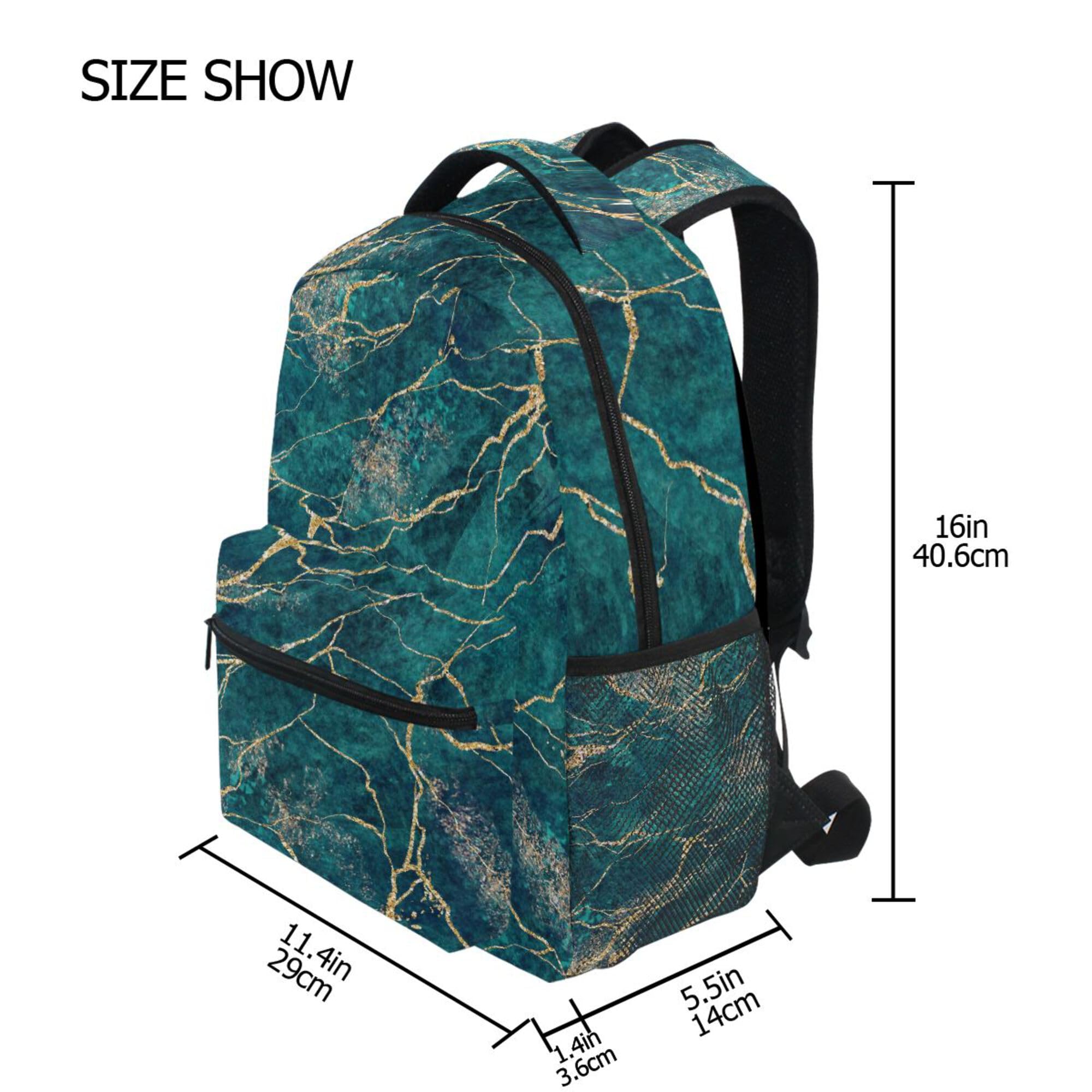 Mochila infantil, mochila escolar con estrellas de galaxia, mochila de gran capacidad para estudiantes, mochila para niños, niñas, adultos y adolescentes, Marble R2940, M, Marble R2940