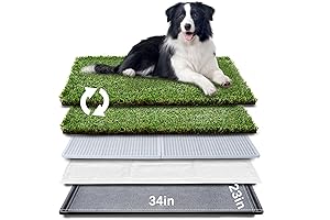 HQ4us Dog Grass Pad with Tray Large
