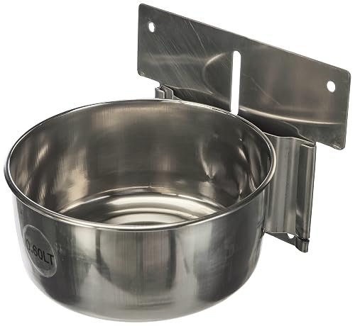Nobby - Cuenco con fijación de Acero Inoxidable para pájaros (13 cm)