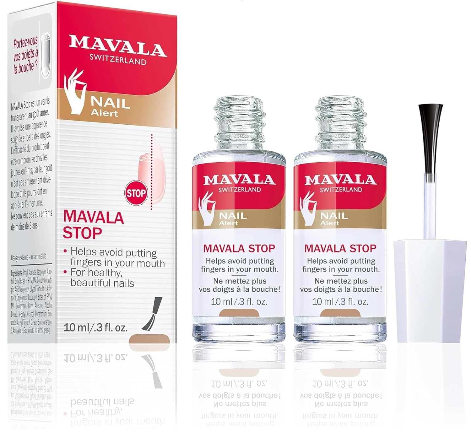 Mavala Stop for Nail Biting and Thumb Sucking, 0.3 Fl Oz (Pack of 2)