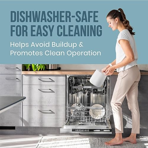 Miniatura 2 de Fontaines Humidificador de niebla fría de llenado superior de lujo, espray ultrafino de 360, funcionamiento silencioso, tanque apto para