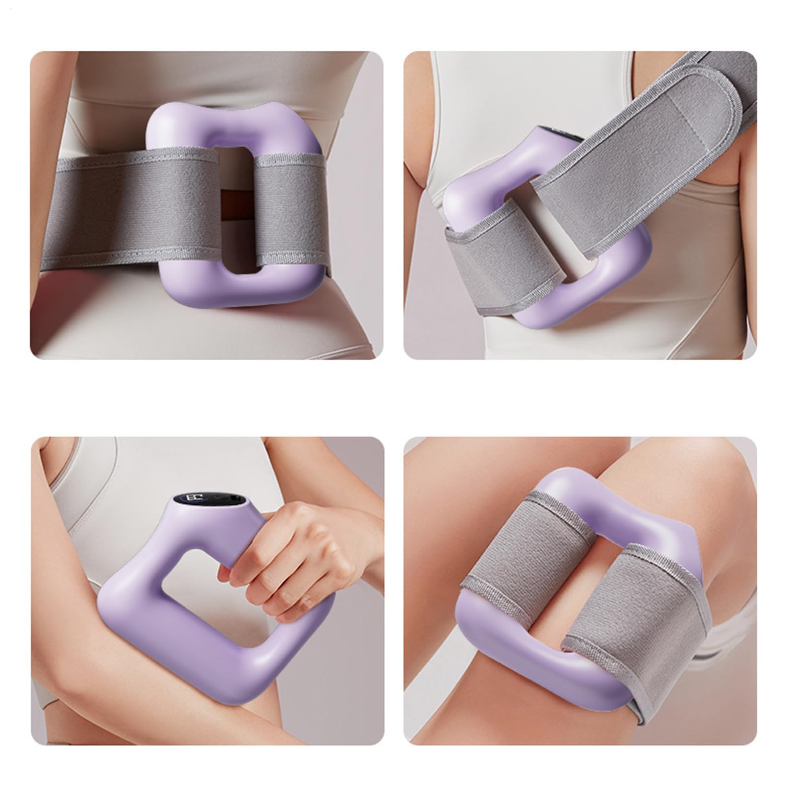 Elektrischer Faszien-Ring Für Den Ganzen Körper - Ergonomisches Massagegerät Mit Heizfunktion Zur Muskelentspannung,Multifunktionales Ganzkörper Faszienmassagegerät Für Männer Frauen