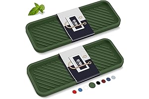 Dish and Hand Soap Dispenser Set: Kitchen Sink Organizer Tray