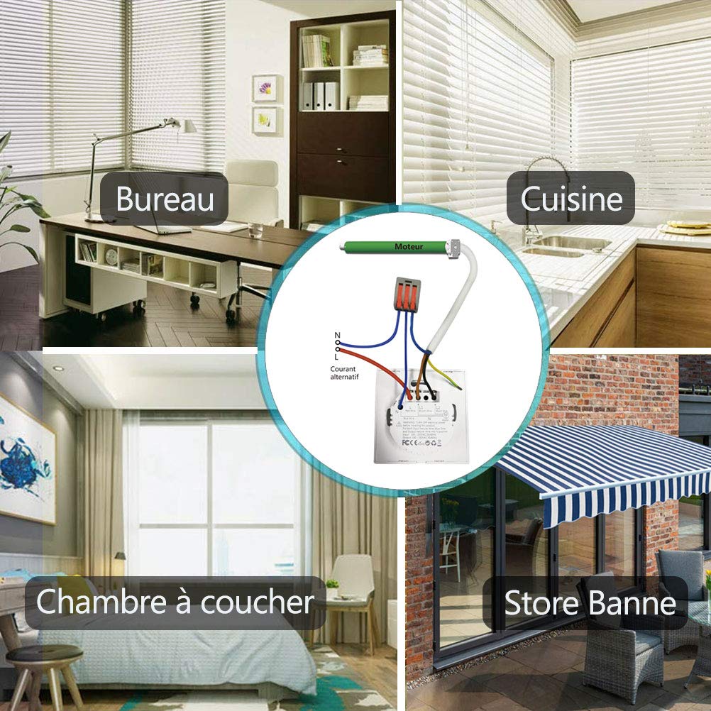 Balik deui view of LoraTap Smart Switch with wiring terminals