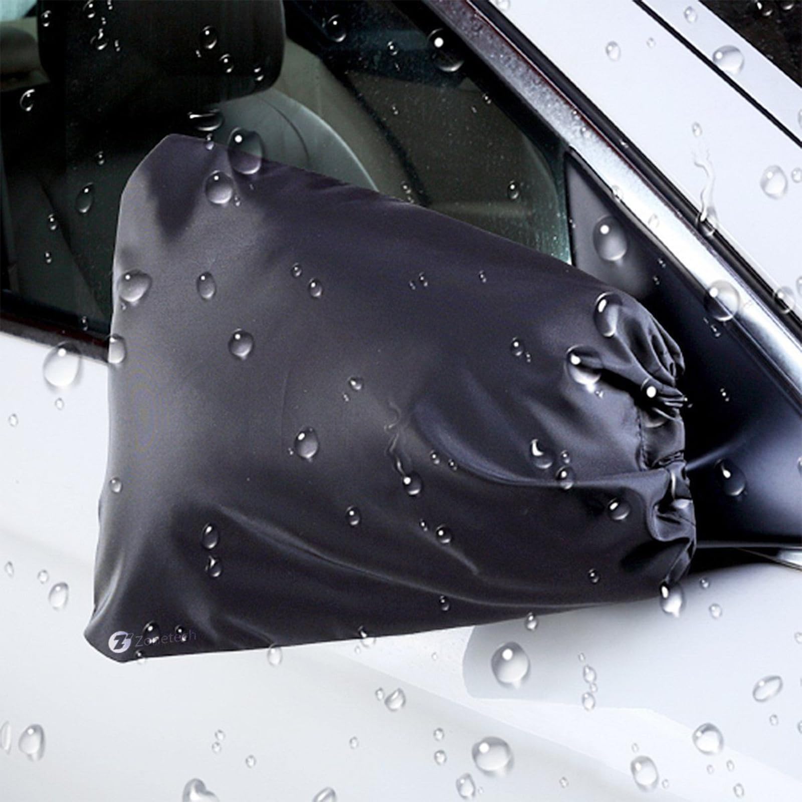 Coperture Per Specchietti Retrovisori – 2 Pezzi, 33x27 Cm, Nere – Proteggono Da Neve, Ghiaccio E Graffi – Installazione In 3 Secondi, Universali Per Auto E SUV