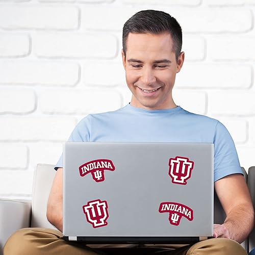 Miniatura 5 de Rico NCAA Quad calcomanía, Rojo