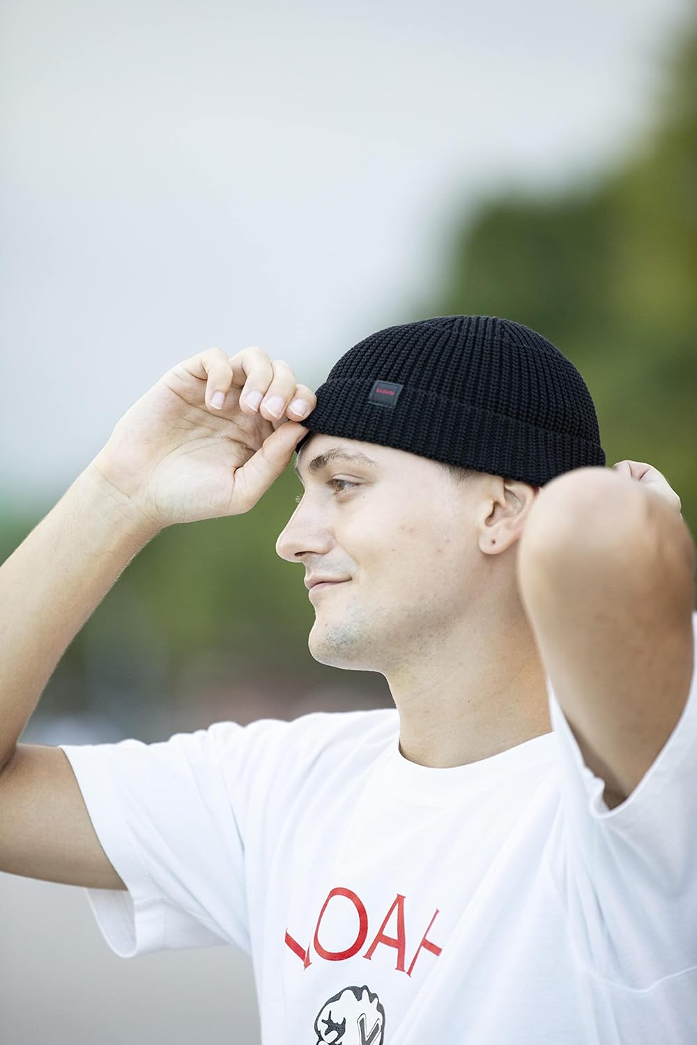 2 Pack Fisherman Beanie Hats for Men Women,Knit Trawler Skull Cap,Watch Cap,Spring Fall Winter Warm Short Hats - Image 2