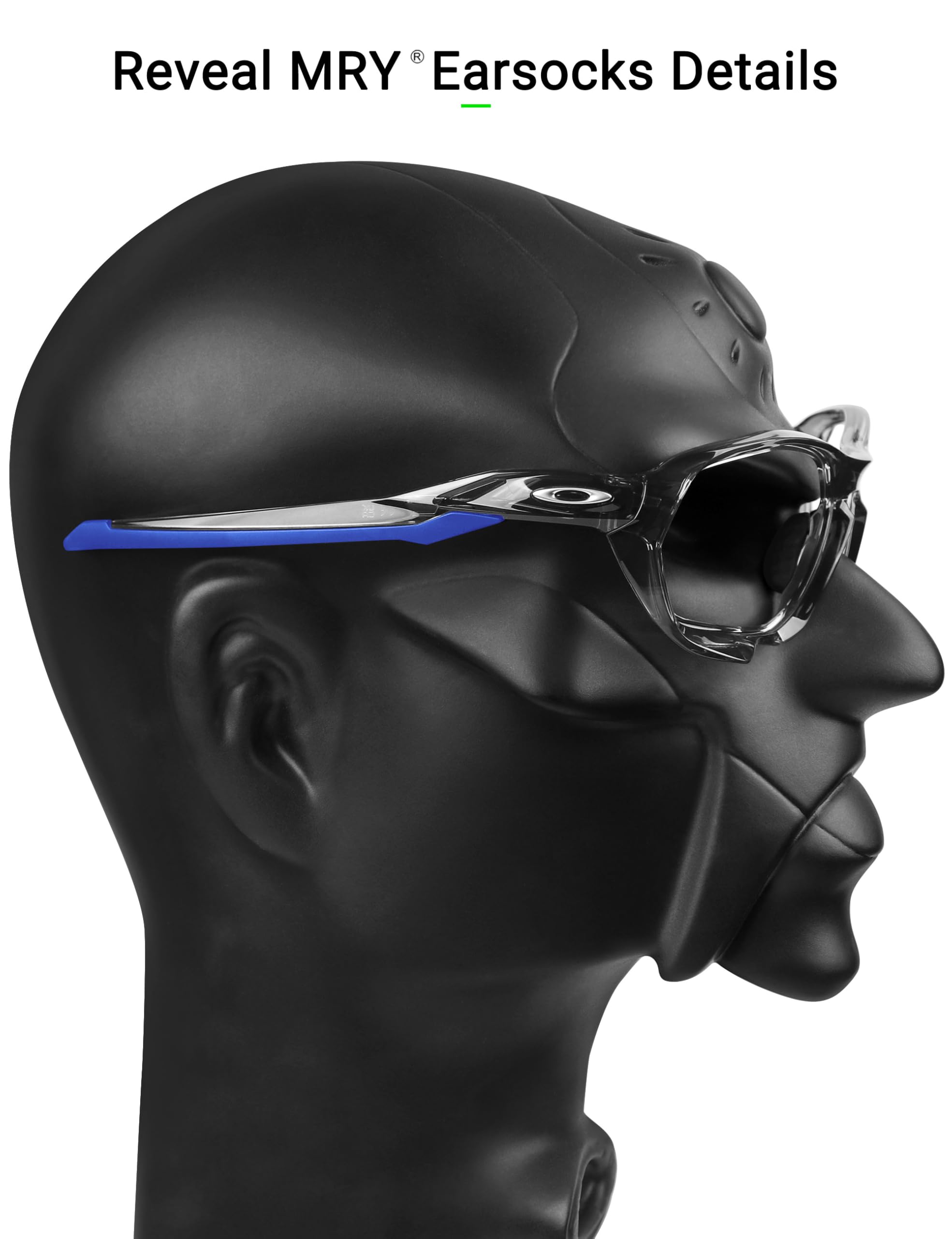 Mryok Cuscinetti auricolari di ricambio per occhiali da sole Oakley Plazma OO9019 / Plazma AF OO9019A