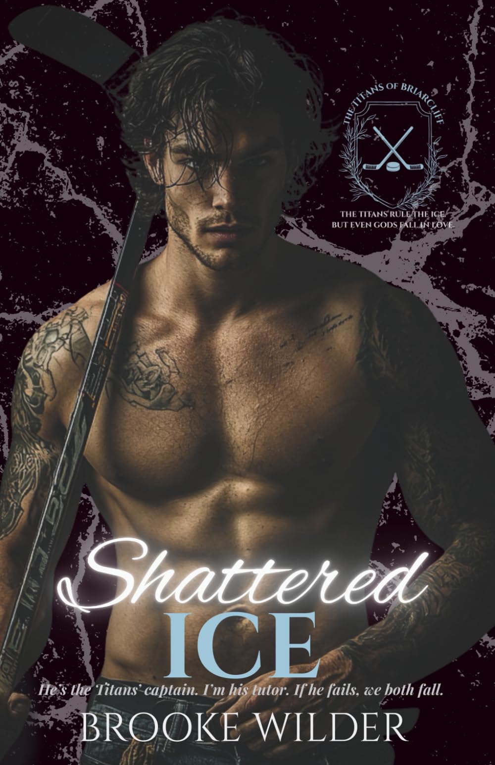 Shattered Ice: A Good Girl x Bad Boy Enemies-to-Lovers Hockey Romance