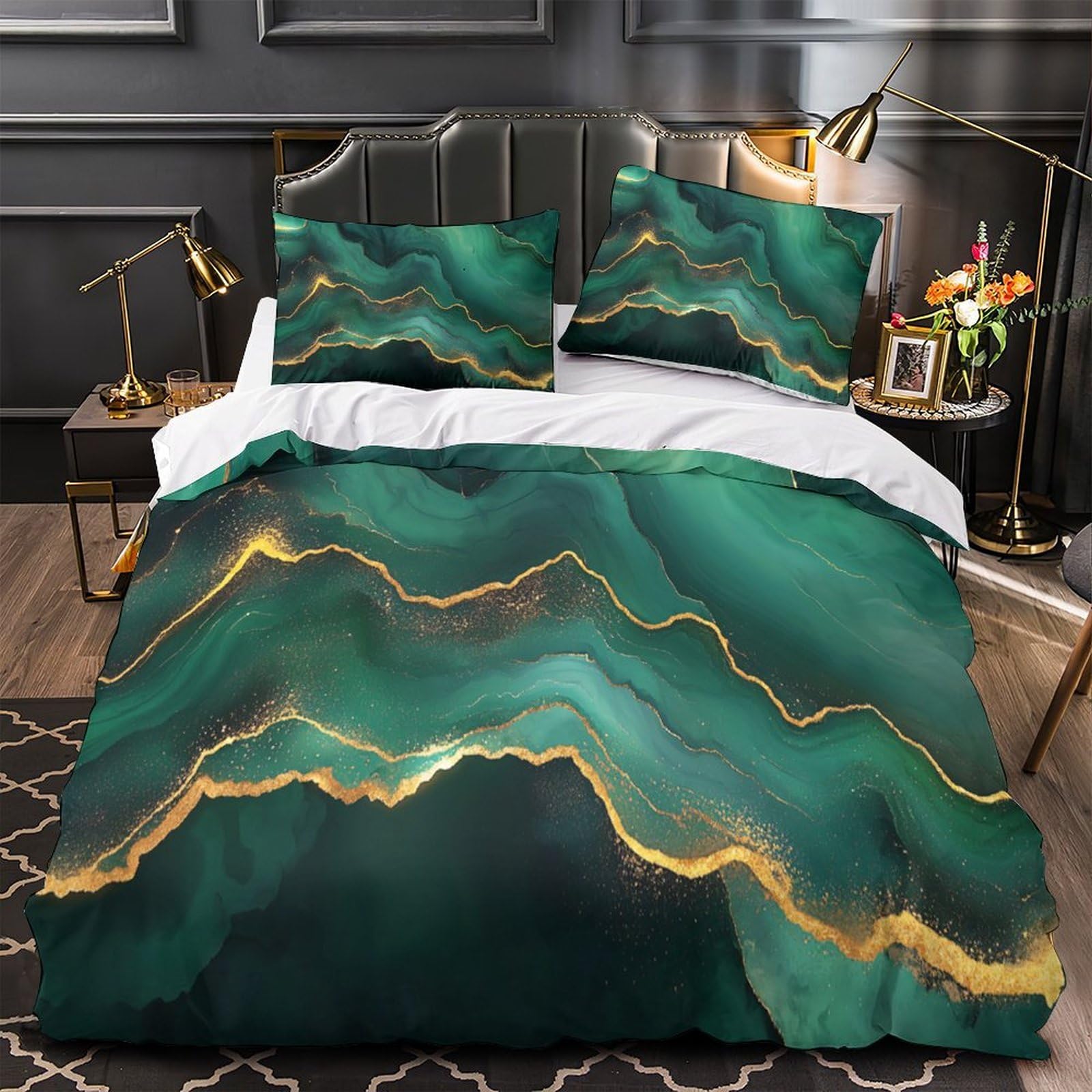 Housses de couette Éléphant 260x220 cm en microfibre imprimée 3D