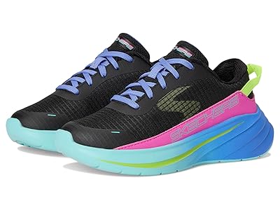 SKECHERS KIDS Wave 92 - Imara Breeze 303572L (Little Kid/Big Kid) Girls Shoes Black/Multi : 13 Little Kid M, Textile