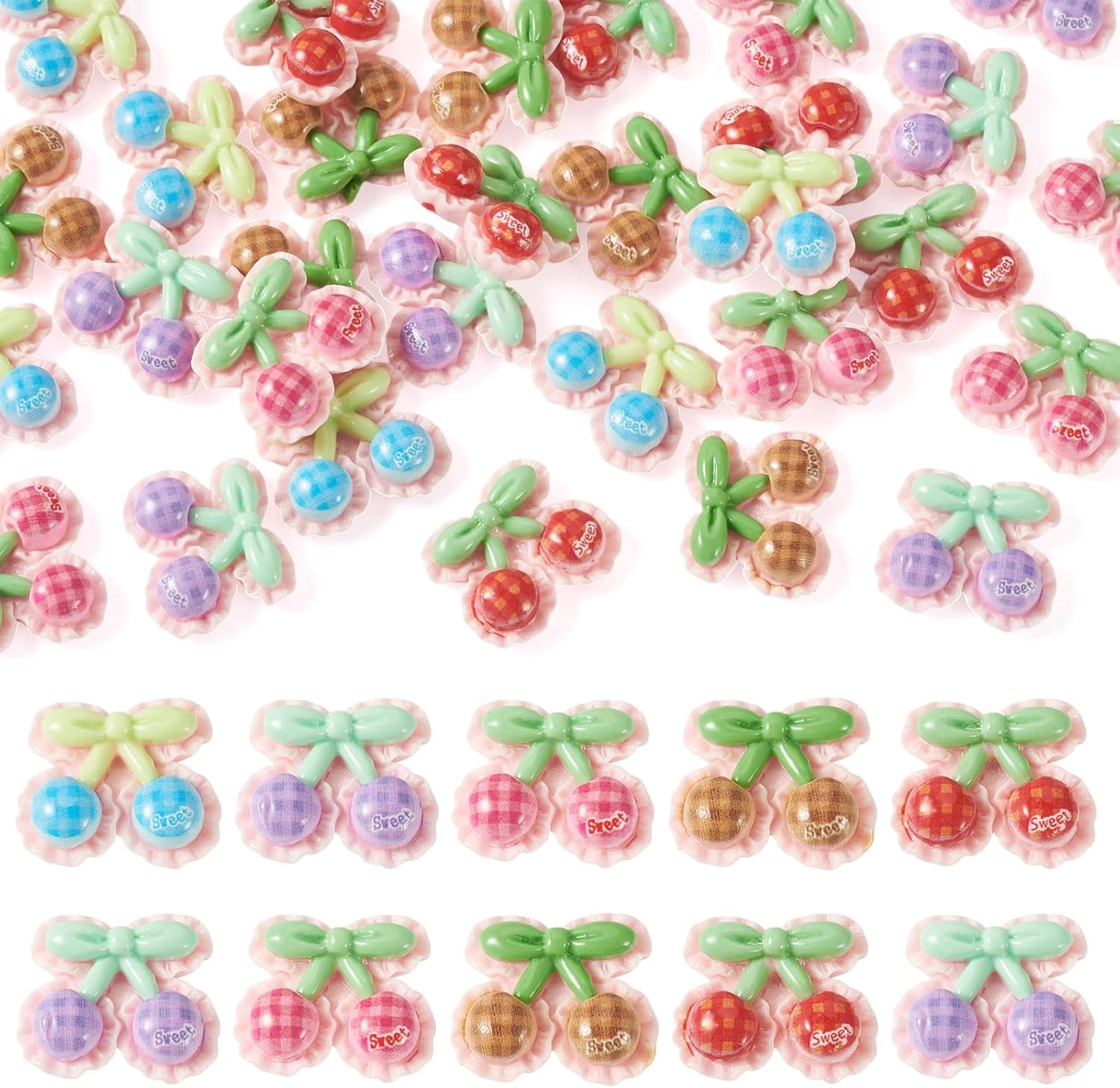 KISSITTY Resin Cabochons Charms Cabochons Embellishments